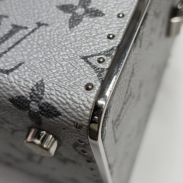 Monogram Coated Canvas Mini Gray