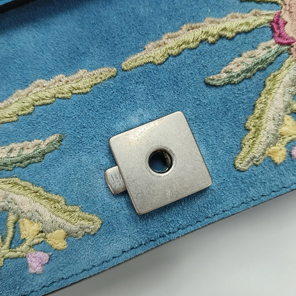 Authenticated pre-owned Dionysus Suede Blue - Shoulder Bag at Looply