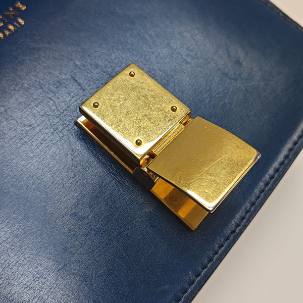 CLASSIC BOX Mini Calfskin Blue