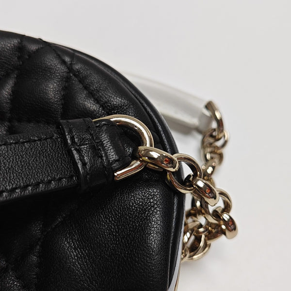 Vibe Super Mini Cannage Lambskin Black
