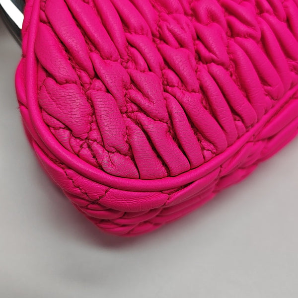 Mini Bag Quilted Lambskin Red