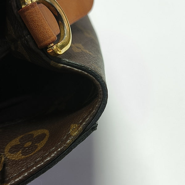 MONTAIGNE Monogram Coated Canvas Brown