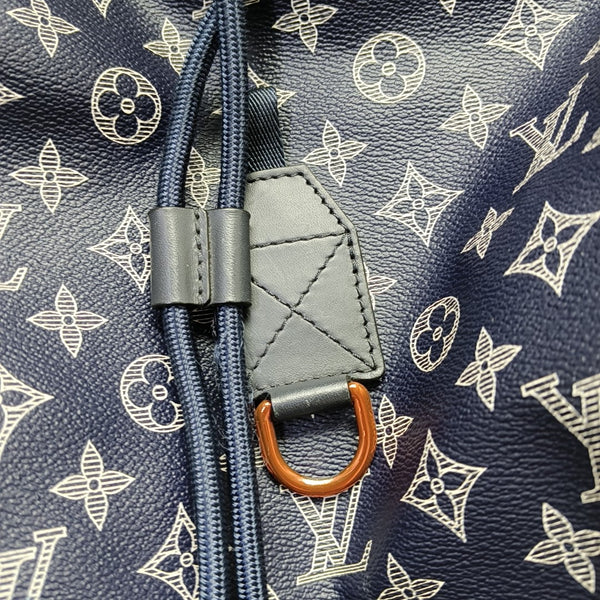 DISCOVERY Monogram Coated Canvas Blue
