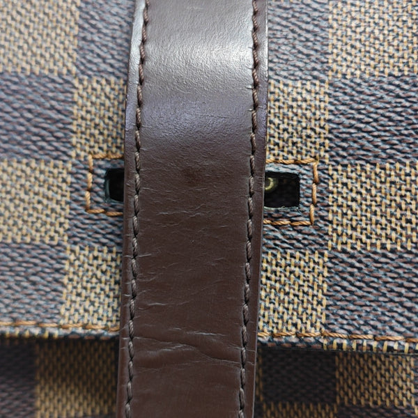 BROADWAY Damier Ebene Coated Canvas Brown