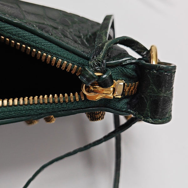 Le Cagole Small Calfskin Green