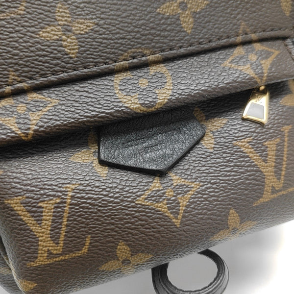 PALM SPRINGS Mini Monogram Coated Canvas Brown