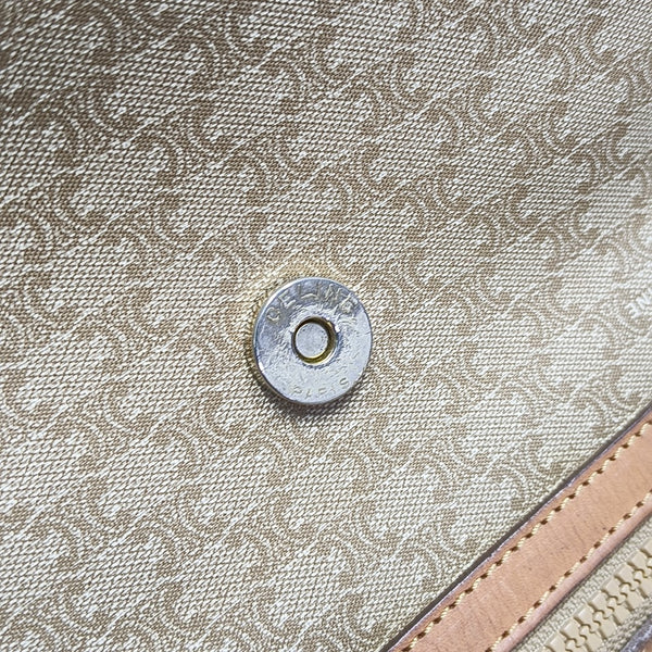 MACADAM CLUTCHES Coated Canvas Beige