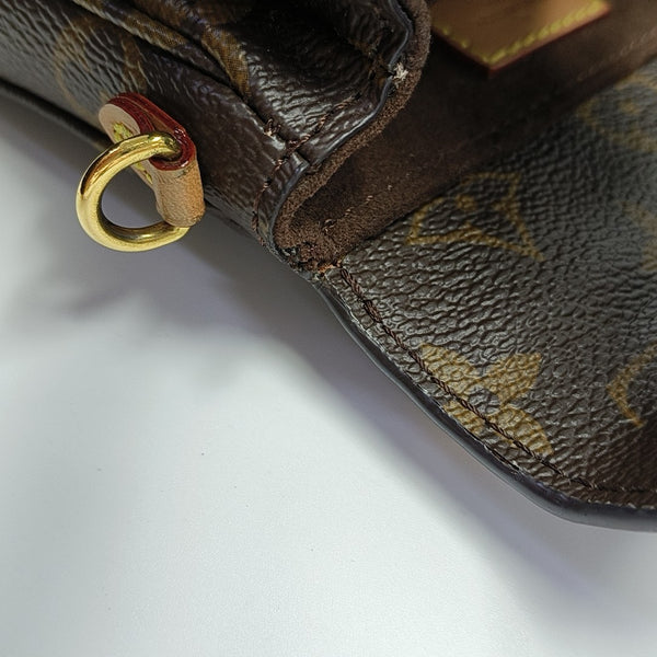 MÉTIS Micro Monogram Coated Canvas Brown