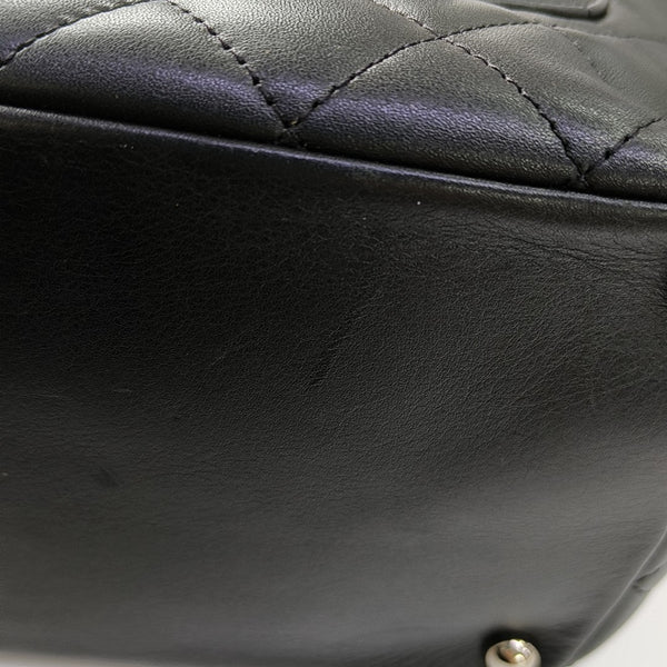 CAMBON Medium Quilted Calfskin Black