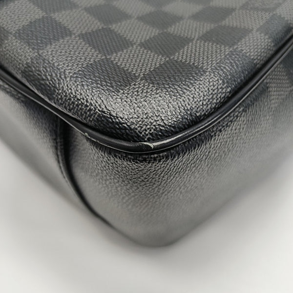 TADAO MM Damier Graphite Coated Canvas Gray