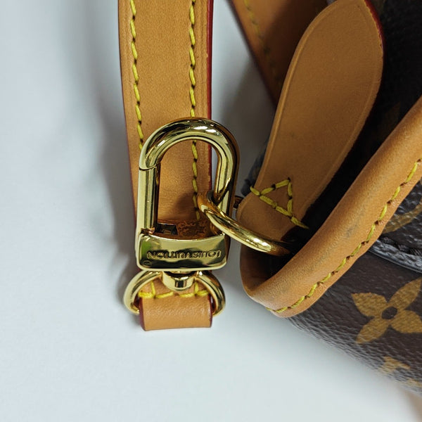 DIANE Monogram Coated Canvas Brown
