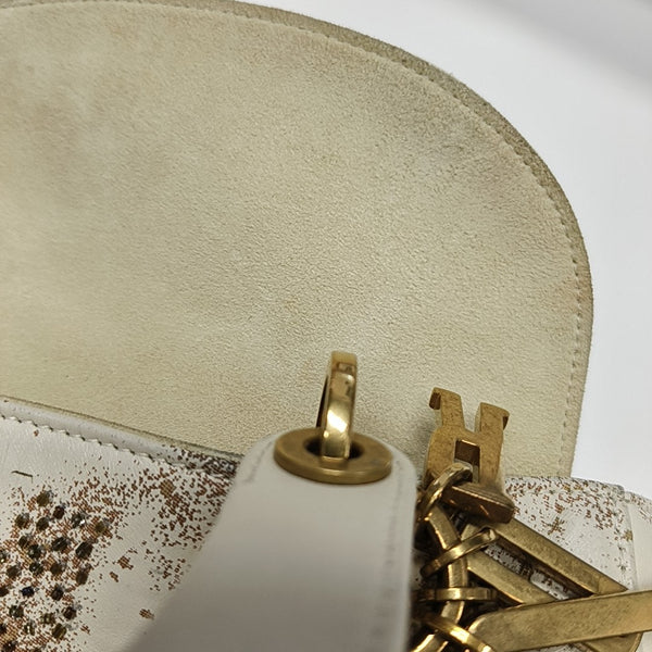 Lady Dior Medium Lambskin White