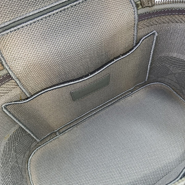 Travel Vanity Cannage Canvas Gray