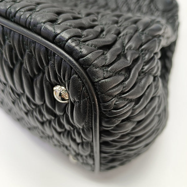 Avenue Quilted Lambskin Black