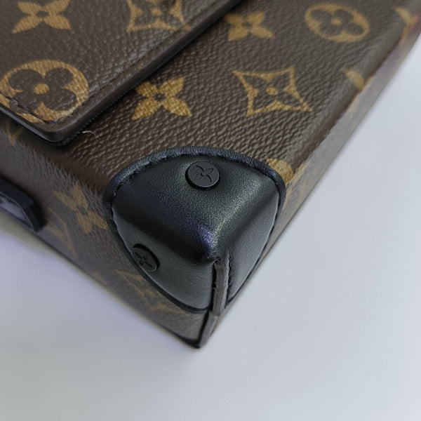 SOFT TRUNK Mini Monogram Coated Canvas Brown
