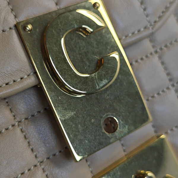 Quilted Calfskin Beige