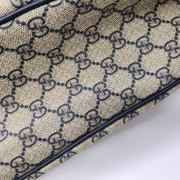 GG Supreme Monogram Coated Canvas Black