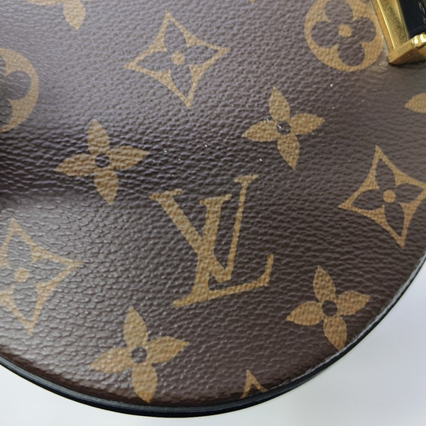 CANNES PM Monogram Coated Canvas Brown