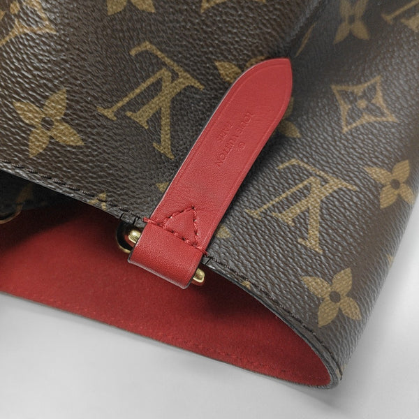 NÉONOÉ MM Monogram Coated Canvas Brown