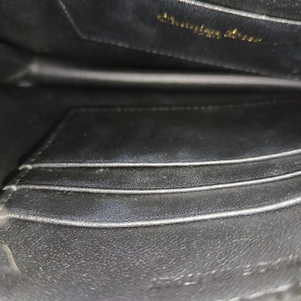 Dior Caro Mini Cannage Calfskin Black