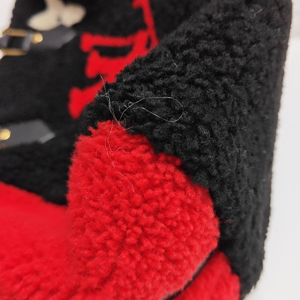 SPEEDY 25 Monogram Wool Black