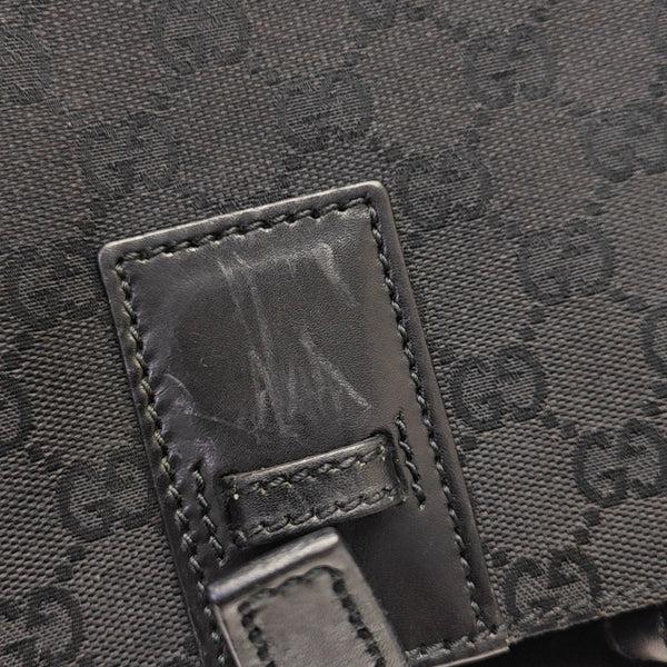 Monogram Canvas Tote Bag Black