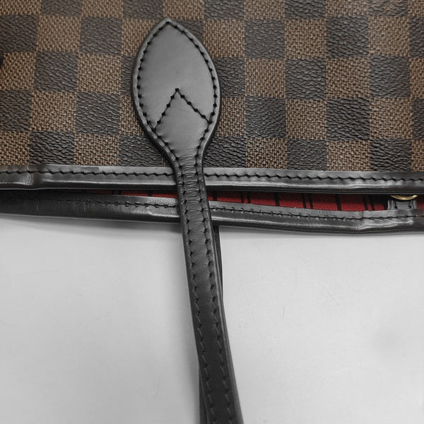 NEVERFULL MM Damier Ebene Coated Canvas Brown