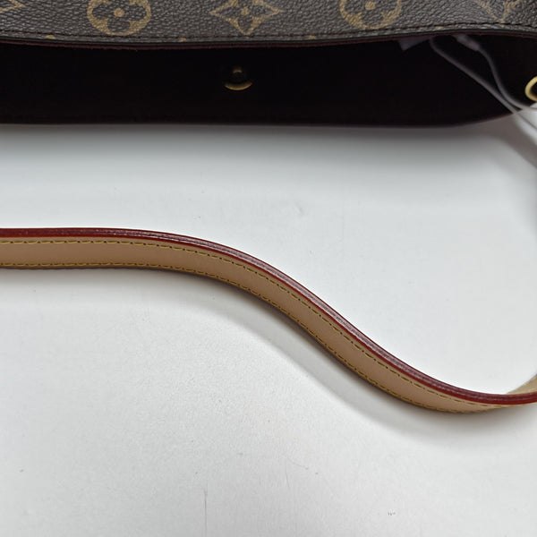 ALL IN BB Monogram Coated Canvas Brown