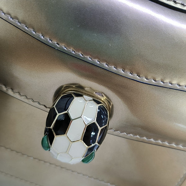 SERPENTI FOREVER Medium Calfskin Beige