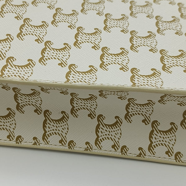 CABAS Mini Coated Canvas White