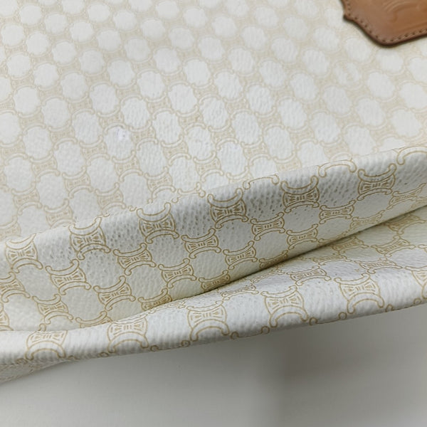 Coated Canvas Tote Bag White
