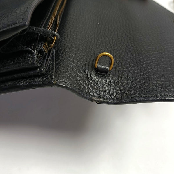 Authenticated pre-owned GG Marmont Mini Calfskin Black - Shoulder Bag at Looply