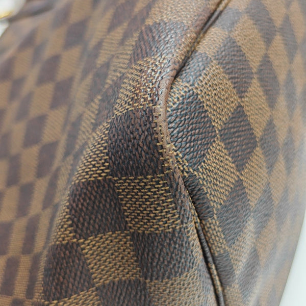 NEVERFULL GM Damier Ebene Coated Canvas Brown