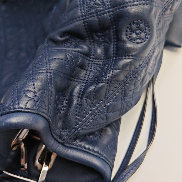 LILIA PM Monogram Calfskin Blue