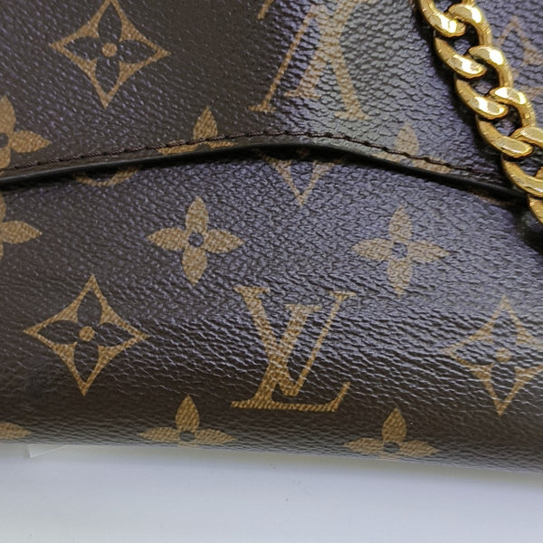 PASSY Monogram Coated Canvas Brown