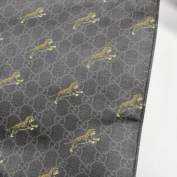 GG Supreme Monogram Coated Canvas Black