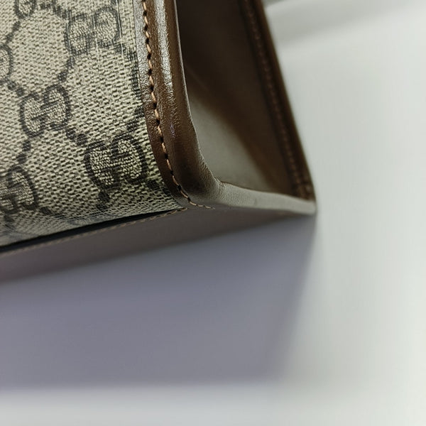 Retro Small Monogram Coated Canvas Brown