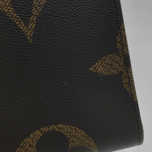 ONTHEGO GM Monogram Coated Canvas Brown