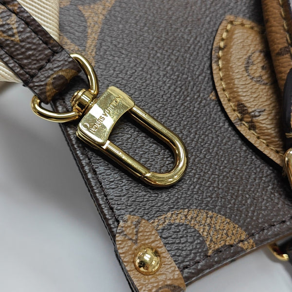 ONTHEGO PM Monogram Coated Canvas Brown
