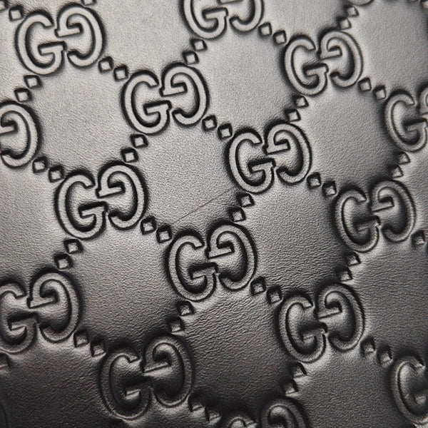 Microguccissima Monogram Calfskin Black