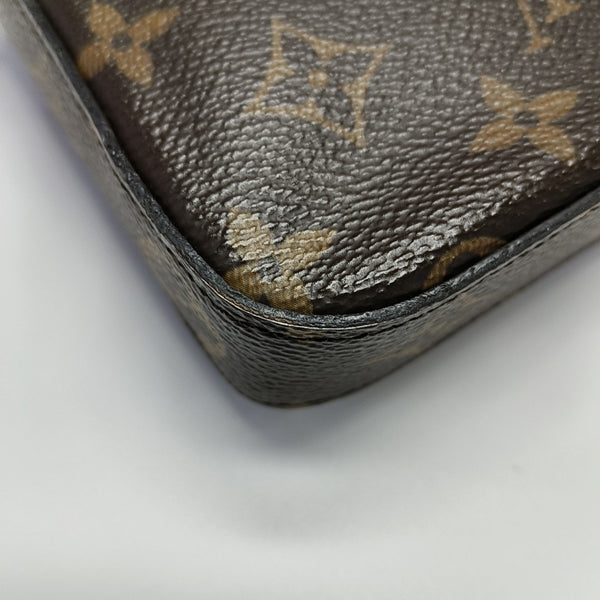 FÉLICIE Monogram Coated Canvas Brown