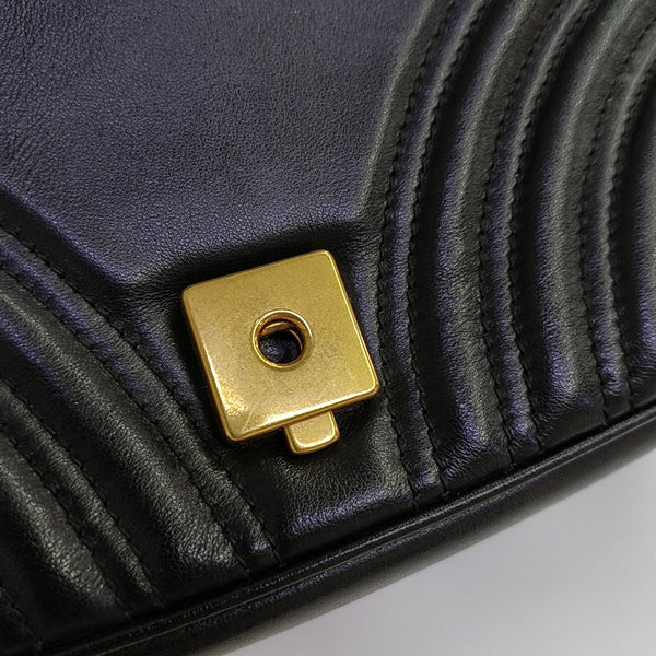 GG Marmont Medium Quilted Calfskin Black