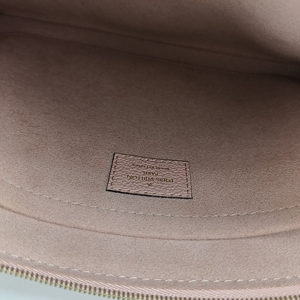 DAILY Monogram Coated Canvas Brown