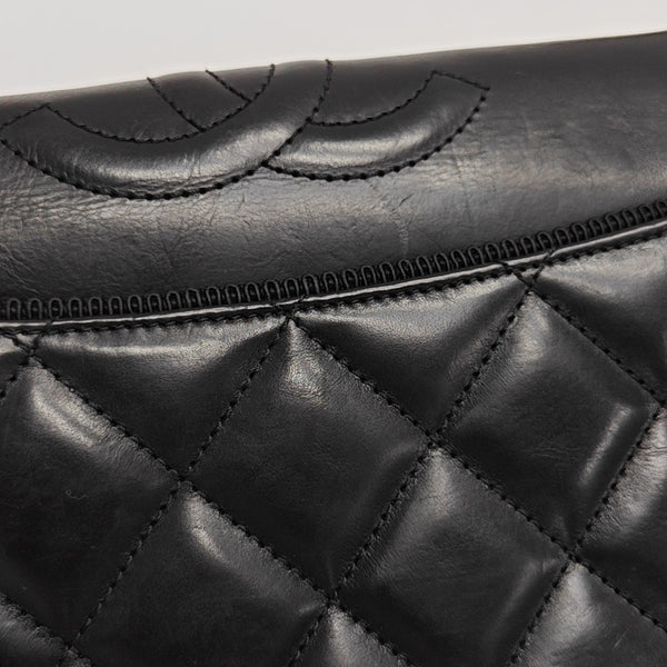 BALLERINE Medium Quilted Calfskin Black