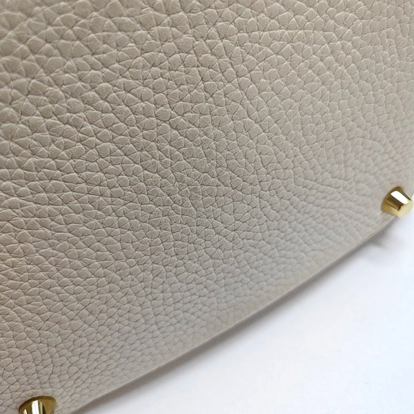 Authenticated pre-owned Picotin Lock 18 Clemence White - Bucket Bag at Looply