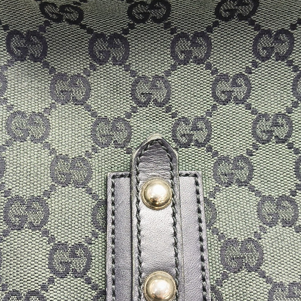 Monogram Canvas Tote Bag Green