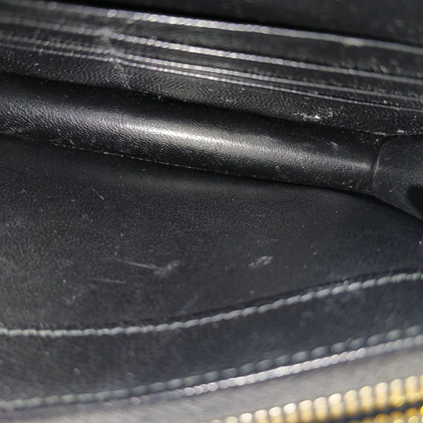 MONOGRAM WOC Chevron Calfskin Black