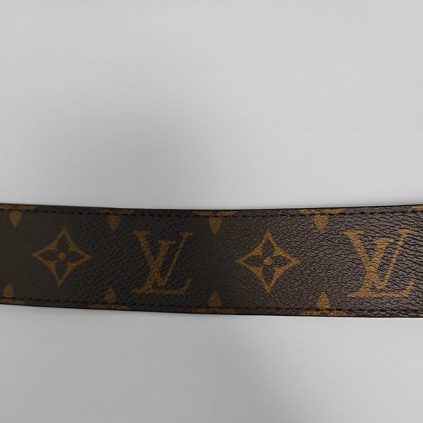Coated Canvas Belt Brown
