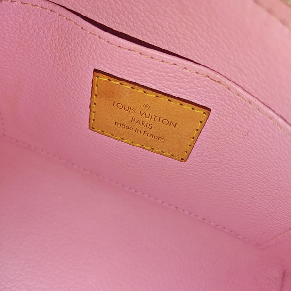 LV × TM COSMETIC PM Monogram Coated Canvas White