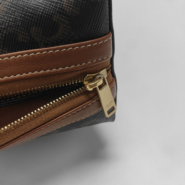 TRIOMPHE CANVAS Mini Coated Canvas Brown